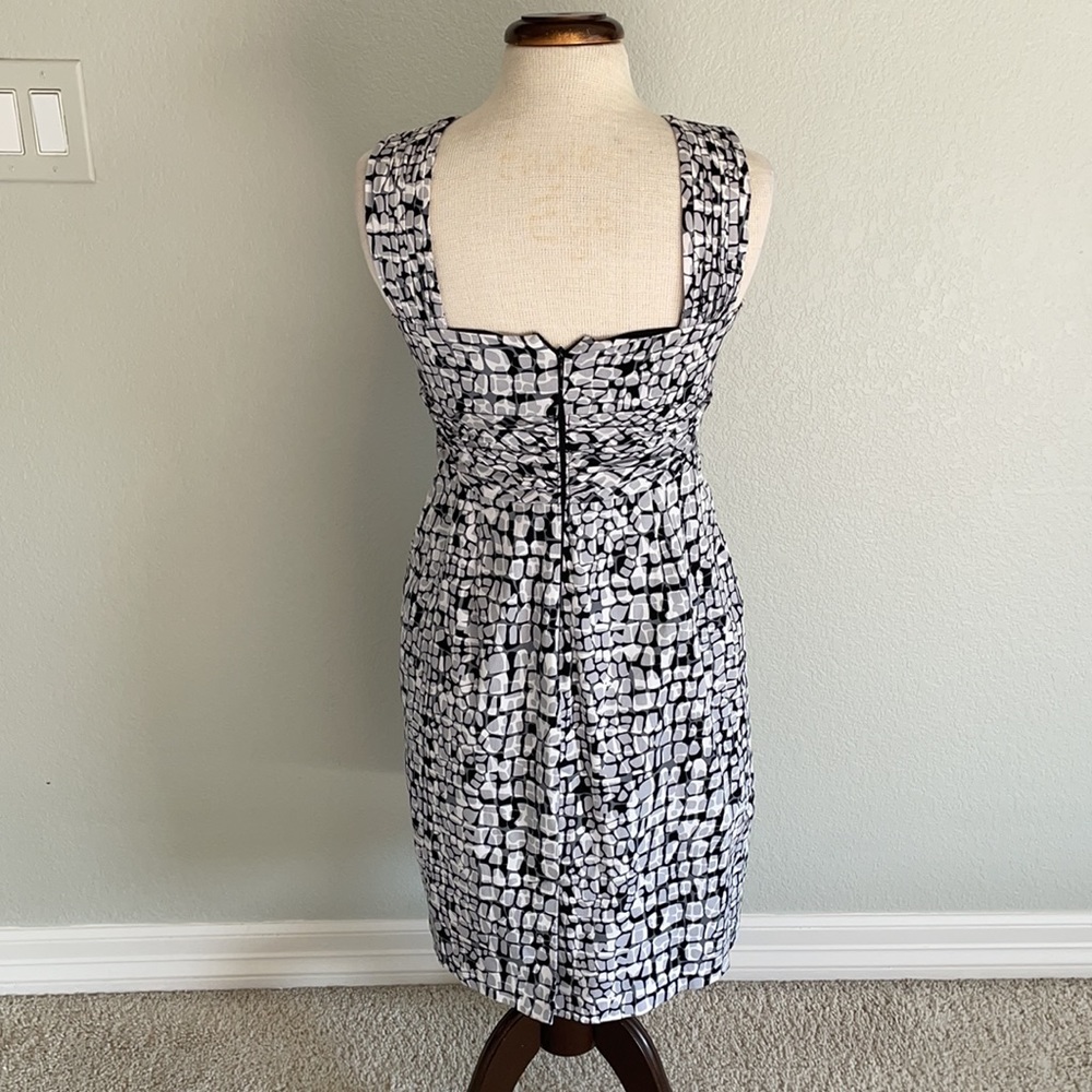 Adrianna Papell Black/White Halter Dress - Picture 3 of 6